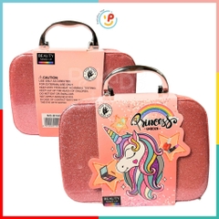 Vali đồ chơi Làm Đẹp Trang Điểm Make Up Sơn móng tay Princess Bling Bling cho bé B160