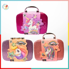 Vali đồ chơi Làm Đẹp Trang Điểm Make Up Sơn móng tay Princess Bling Bling cho bé B160