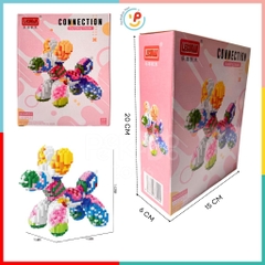 Đồ chơi xếp hình 3D hình chú chó nhiều màu 68552