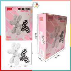 Đồ chơi xếp hình 3D hình chú chó nhiều màu 68552