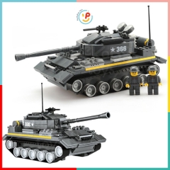 Đồ chơi xếp hình lắp ráp Xe tăng chiến đấu Super Legion 346 mảnh 3660 PeeKaPaw Toys