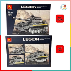 Đồ chơi xếp hình lắp ráp Xe tăng chiến đấu Super Legion 346 mảnh 3660 PeeKaPaw Toys