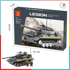 Đồ chơi xếp hình lắp ráp Xe tăng chiến đấu Super Legion 346 mảnh 3660 PeeKaPaw Toys