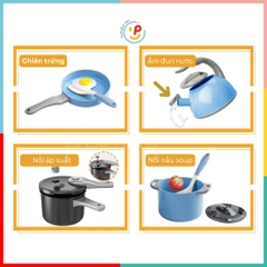 Đồ chơi nấu ăn 32 chi tiết dụng cụ nhà bếp chất liệu cao cấp 218-9 peekabootoys