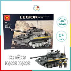 Đồ chơi xếp hình lắp ráp Xe tăng chiến đấu Super Legion 346 mảnh 3660 PeeKaPaw Toys