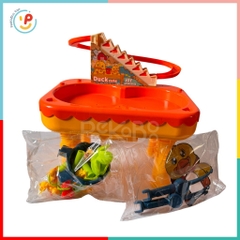 Đồ chơi hồ câu cá nam châm có cầu trượt chú vịt leo thang 7721 PeeKaPaw Toys