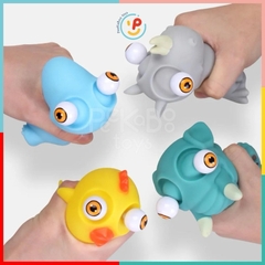Đồ chơi thú nhựa dẻo bóp Mochi bouncy cao su silicon Sở Thú nhiều động vật