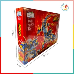 Hộp xếp hình lắp ráp NINJA 424 mảnh 86110