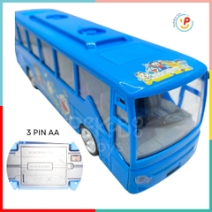 Đồ chơi xe buýt dùng pin có âm thanh và đèn 3858A-2 PeeKaPaw Toys