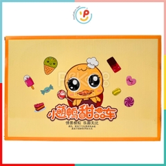 Đồ chơi xe kem Vịt Vàng xe đẩy siêu thị 328-50 Peekabootoys