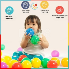 Túi bóng nhựa nhiều màu 10 trái 20 trái peekapaw toys