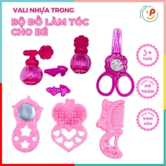 Đồ chơi Vali đồ làm tóc phụ kiện làm đẹp cho bé 1211 PeeKaPaw Toys