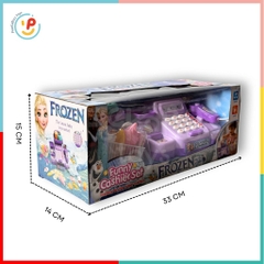 Đồ chơi siêu thị máy thu ngân bán hàng Frozen màu tím 5562 peekabootoys