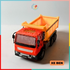 (Hàng VN) Xe công trình hạng nặng dùng pin CÓ ĐÈN NHẠC XOAY VÒNG khi lái 268 Peekabootoys