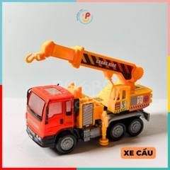(Hàng VN) Xe công trình hạng nặng dùng pin CÓ ĐÈN NHẠC XOAY VÒNG khi lái 268 Peekabootoys