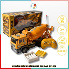 Xe bồn điều khiển dùng pin sạc 091-511 Peekabootoys