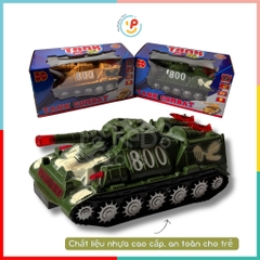 Xe tăng bánh xích dùng pin có âm thanh 800 Peekabootoys