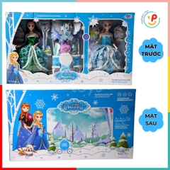 Hộp búp bê công chúa Elsa và Ana phụ kiện 286-68 PeeKaPaw Toys
