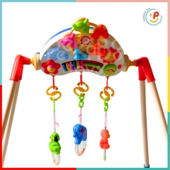 Túi Kệ chữ A đồ chơi cho trẻ sơ sinh có hộp nhạc xoay PeeKaPaw