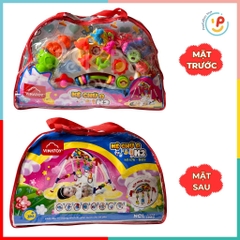 Túi Kệ chữ A đồ chơi cho trẻ sơ sinh có hộp nhạc xoay PeeKaPaw