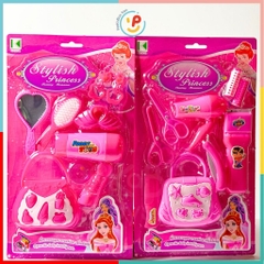 Vỉ dụng cụ làm tóc làm đẹp màu hồng phụ kiện cho công chúa 2393 PeeKaPaw Toys