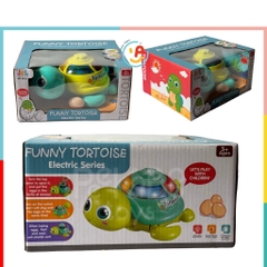 Đồ chơi hình chú rùa đẻ trứng có đèn và nhạc xoay vòng 0622 PeeKaPaw