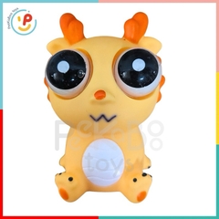 Đồ chơi thú bóp xả stress chất liệu nhựa dẻo khủng long mắt lồi gấu trúc panda mắt lồi PeeKaPaw Toys