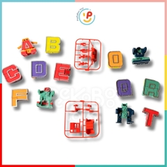Hộp lắp ráp robot bằng 12 chữ cái Alphabet Bot Robot AB36 Peekabootoys