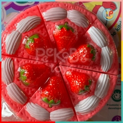Vỉ đồ chơi xe bán kem bánh pizza 3391 Peekabootoys