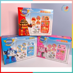 Đồ chơi máy bán nước ngọt tự động không dùng pin hoạt hình Robocar Poli 3710 peekabootoys