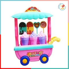 Đồ chơi cửa hàng bánh ngọt xe kem và chú ngựa Poli ép vỉ 1660 PeekaPaw Toys