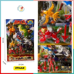 Vỉ lắp ráp robot Siêu Nhân Gao và nhiều mẫu Peekapaw Toys
