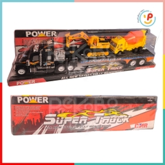 Mô hình xe kéo đầu lớn kèm xe cẩu xe bồn 65 cm 666-15 peekabootoys