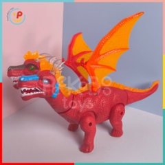 Đồ chơi Khủng long 2 đầu đẻ trứng có đèn và âm thanh 2123 Peekapaw Toys