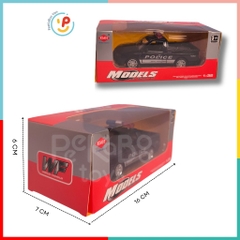 Hộp xe mô hình cảnh sát chạy trớn có sẵn pin đèn và âm thanh 998-5 peekabootoys