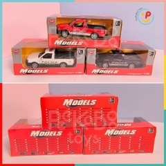 Hộp xe mô hình cảnh sát chạy trớn có sẵn pin đèn và âm thanh 998-5 peekabootoys