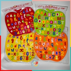 Đồ chơi bảng chữ số tập đánh vần và ráp chữ bằng mút PeeKaPaw Toys