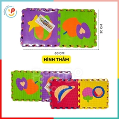 Đồ chơi bảng chữ số tập đánh vần và ráp chữ bằng mút PeeKaPaw Toys