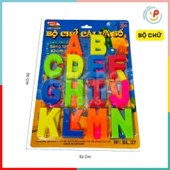 Vỉ chữ số cho bé học đánh vần và ráp chữ BL27 hàng Việt Nam