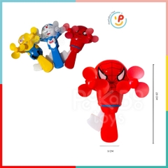 Quạt bóp tay 2 cánh hình thú dễ thương minion người nhện Doremon PeeKaPaw Toys