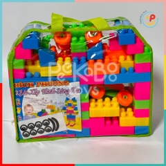 Túi lắp ráp xếp hình khối sáng tạo cho bé phát triển tư duy PeeKaPaw Toys