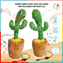 Xương rồng nhảy múa biết nói thu âm giọng nói phát lại PeeKaPaw Toys