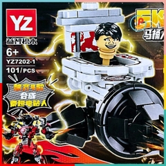Hộp xếp hình lắp ráp SKIBIDI TOILET YZ7202 peekabootoys