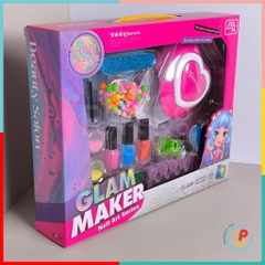 Đồ chơi làm đẹp cho bé sơn móng tay kim tuyến máy hơ khô móng 779 peekabootoys