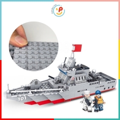 Hộp xếp hình lắp ráp tàu chiến 467 mảnh 8076 Peekabootoys