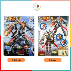 Hộp lắp ráp xếp hình Skibidi Toiletman Titanman 474 mảnh JX035 PeekabooToys