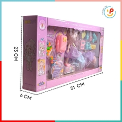 Hộp búp bê có khớp và phụ kiện trang phục 51cm 678-8 peekabootoys