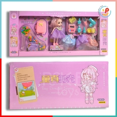 Hộp búp bê có khớp và phụ kiện trang phục 51cm 678-8 peekabootoys