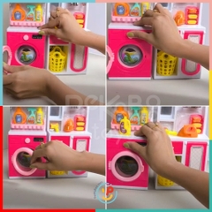Hộp đồ chơi gia dụng kệ máy giặt ủi đồ cho bé chất liệu cao cấp 818-236 Peekabootoys