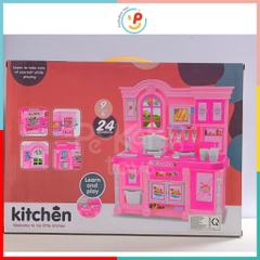 Đồ Chơi Nấu Ăn Kệ Bếp Màu Hồng Có Đèn Nhạc Mã 818-2 PeeKaPaw Toys